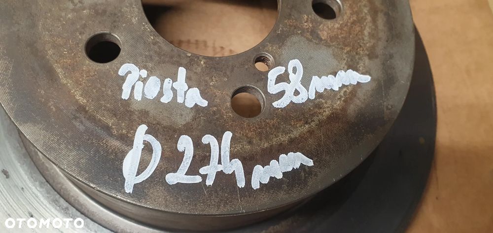 Tarcze hamulcowe klocki tył tylne Subaru Legacy IV Lift Outback 2.0 D - 10