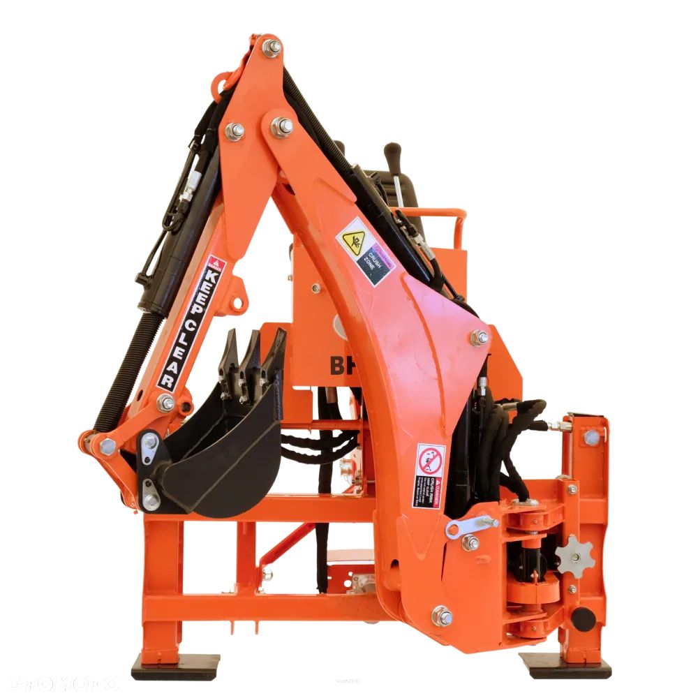 Koparka do ciągnika z własną pompą hydrauliczną BHMS95 + przesuw Mikrus Troll GEOGRASS Raty Transport - 3