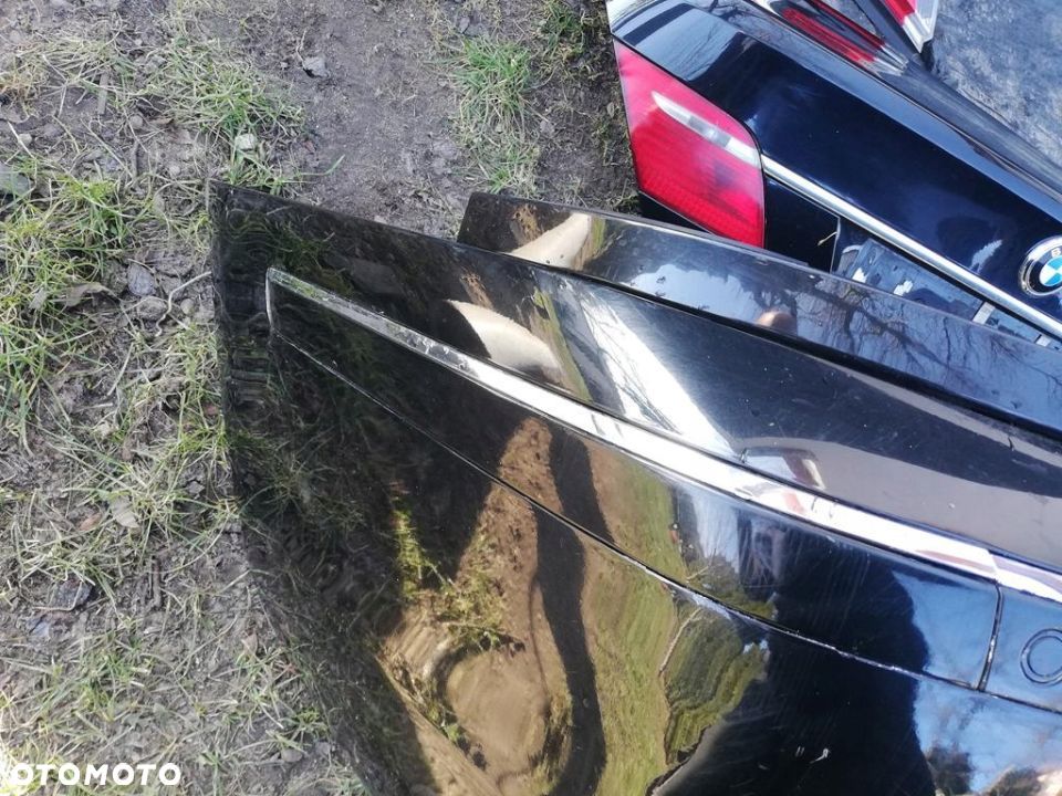 BMW E65 E66 LIFT ZDERZAK TYLNY BLACK SAPPHIRE - 10
