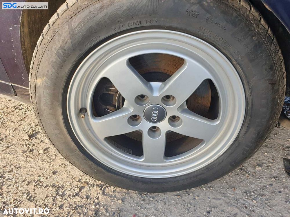 Set 4 Jante Roti Aliaj 205 60 16 R16 Anvelope Cauciucuri Iarna Goodyear Volkswagen Sharan 1996 - 2010 Dot 2019 2017 5x112 [C1699] - 4