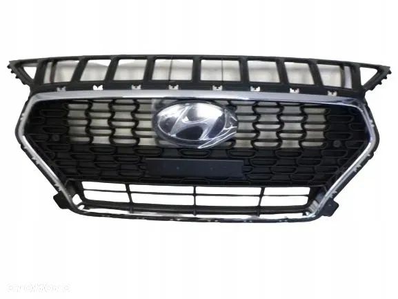 HYUNDAI I30 GRILL ATRAPA CHŁODNICY CZARNY CHROM NOWY ORYGINAŁ - 15