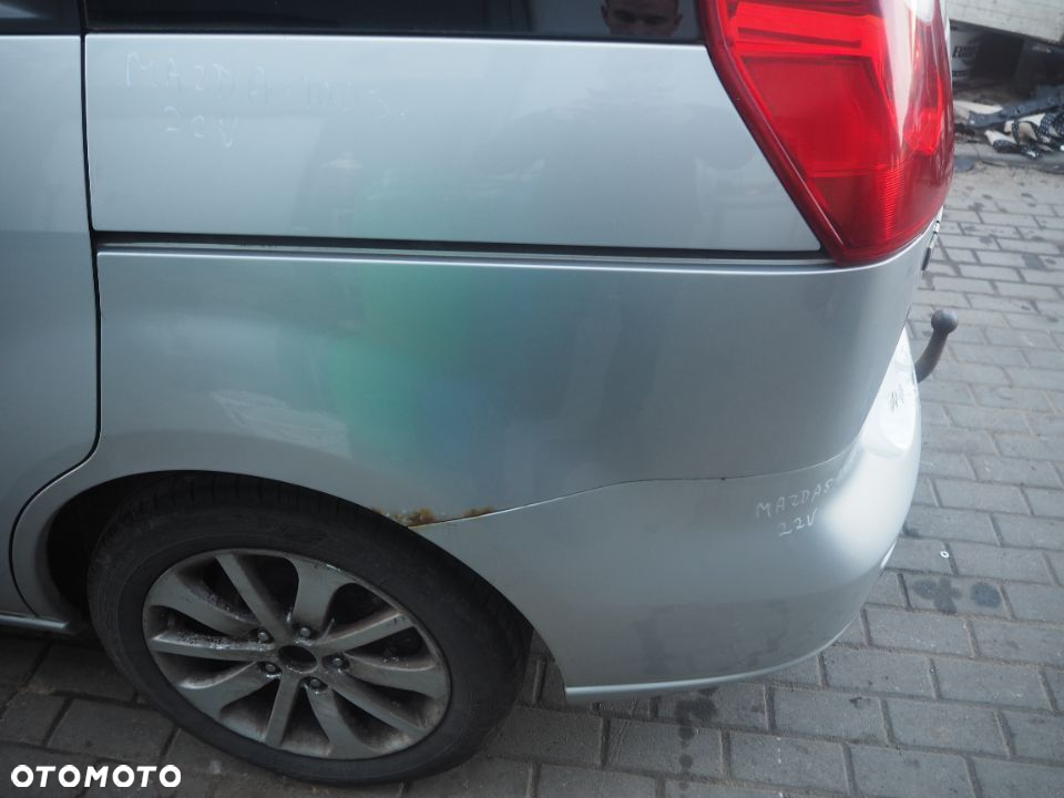 Ćwiartka Błotnik Próg Lewy Tył Mazda 5 05-10 Kolor: 22V - 2