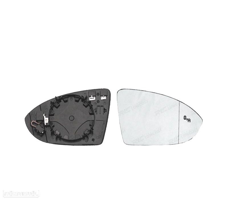 VIDRO ESPELHO BASE DIREITA VOLKSWAGEN VW GOLF VII 12-17 CONVEXO - 1