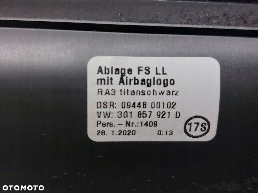 SCHOWEK KIEROWCY VOLKSWAGEN PASSAT B8 LIFT 3G1857921D - 4