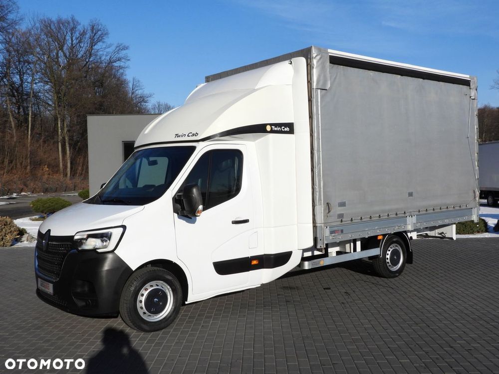 Renault MASTER PLANDEKA 10 PALET WEBASTO TEMPOMAT LEDY PNEUMATYKA KLIMATYZACJA  165KM - 18