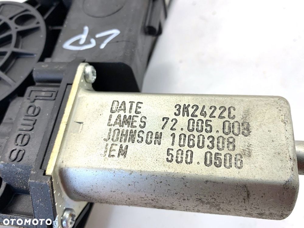 PODNOŚNIK SZYBY LEWY PRZÓD  FIAT BRAVO II (198_) 2006 - 2022 1.4 T-Jet (198AXG1B) 88 kW [120 KM] - 4