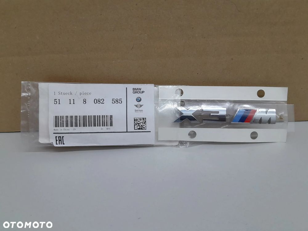 Emblemat X3 M BMW OEM (nr 51118082585) - 1
