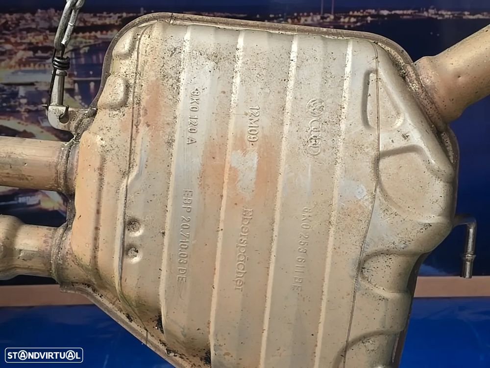 Panela de escape 2.0 tdi audi a5 a4 b8 2008- 8k0253611be2014 - 4