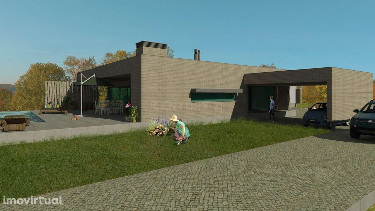 Terreno para construção com projeto de moradia térrea aprovado - Grande imagem: 2/9