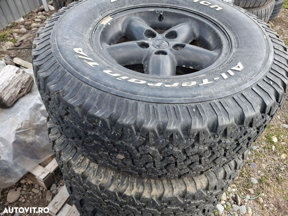 Jante jeep Wrangler cu cauciucuri bfgoodrich at 31x10,5r15 - 7