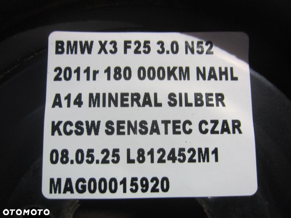 BMW X3 F25 2.8 3.0i N52N F10 F01 528i KOŁO PASOWE WAŁU 11237577663 7577662 - 7