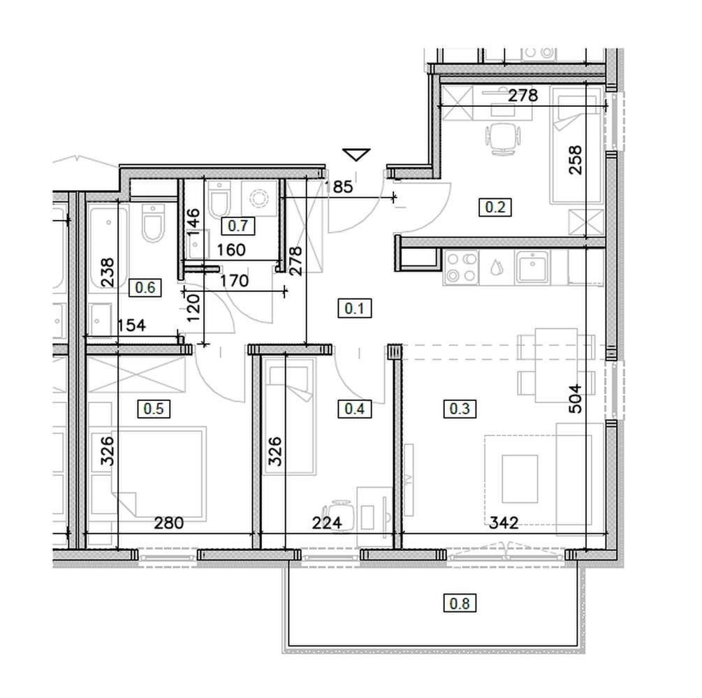 4 pokoje + 2 łazienki + balkon - dostępne od ręki - bez prowizji !