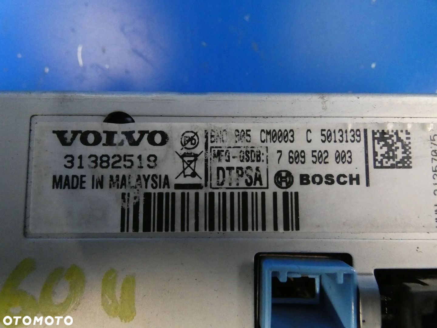 Volvo V60 S60 II MONITOR WYŚWIETLACZ RADIA NAWIGACJI - 3