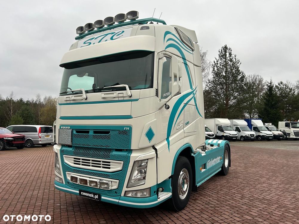 Volvo FH 500 *GLOBETROTTER* NA PODUCHACH* KLIMA POSTOJOWA* NAVI* LODÓWKA* KOŁA NOWE* XENON* HYDRAULIKA DWUOBWODOWA* OBSZYTY ŚRODEK* Z FRANCJI - 1