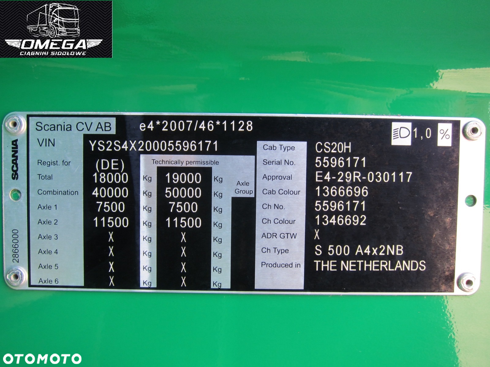 Scania S 500 // poduszki przód // Max Full wersja / Full LED /Spr Z Niemiec - 5