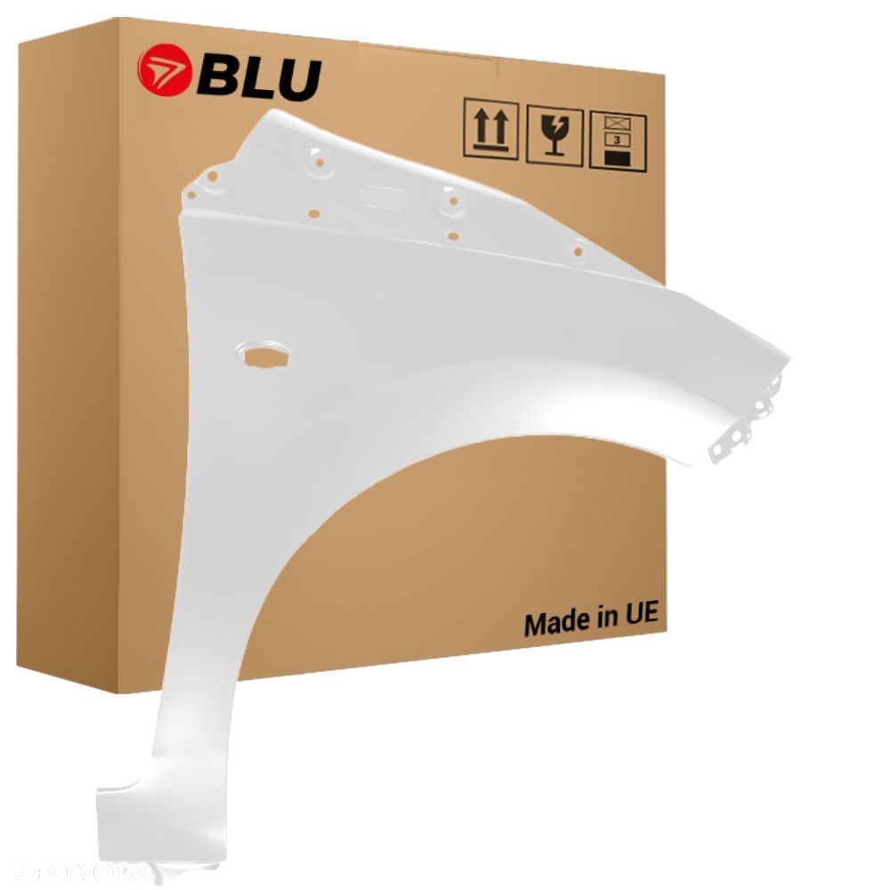 BLU Błotnik TOYOTA AYGO 2 II 068 Prawy Przód Biały PianoWeiss - 1