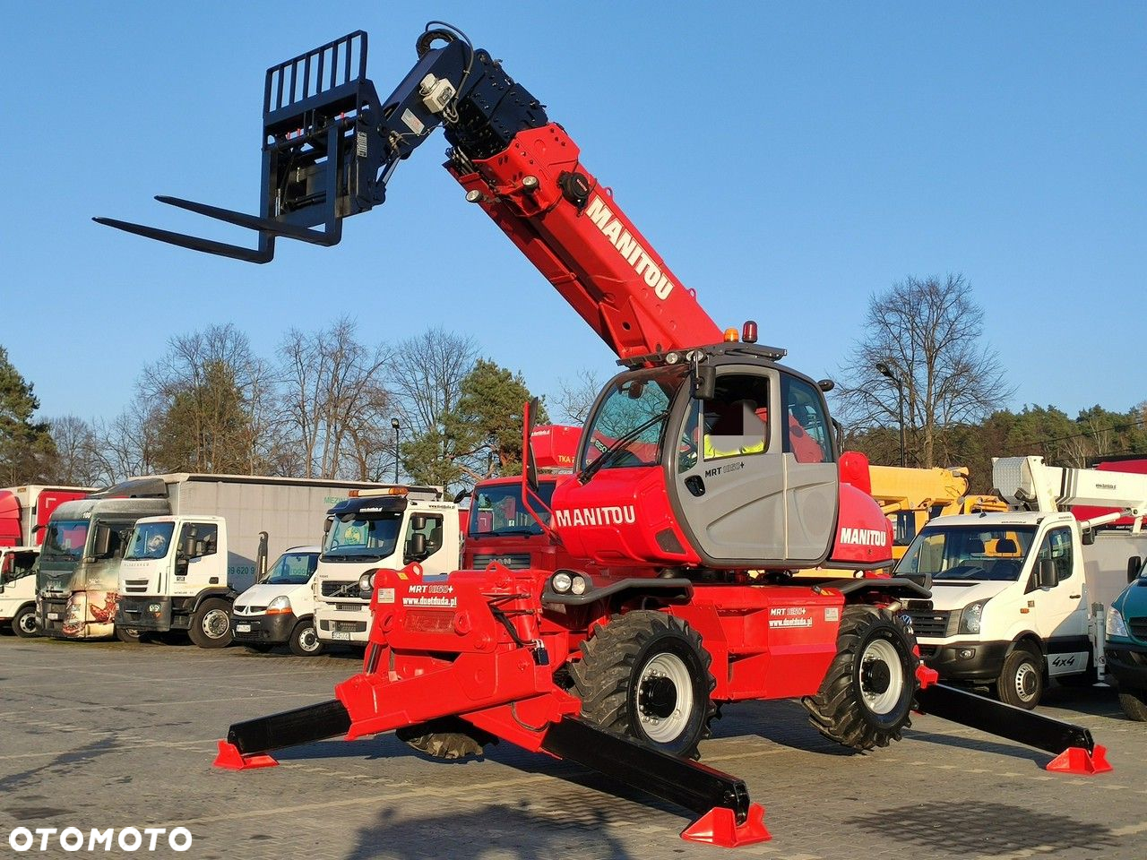 Manitou MRT 1850 ROTO Teleskopowa Obrotowa Zwyżka Dźwig 2150,2140,2540 - 10