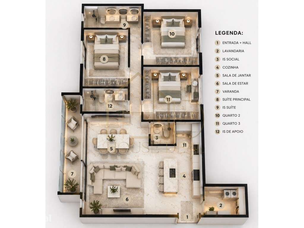 EXCELENTE Apartamento T3 com Estacionamento e Arrecadação. Vale de ... - Grande imagem: 2/28