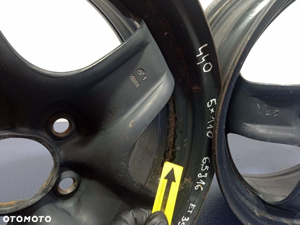 OPEL ASTRA FELGI STALOWE 5x110 6,5x16 ET39 2160131 - 9