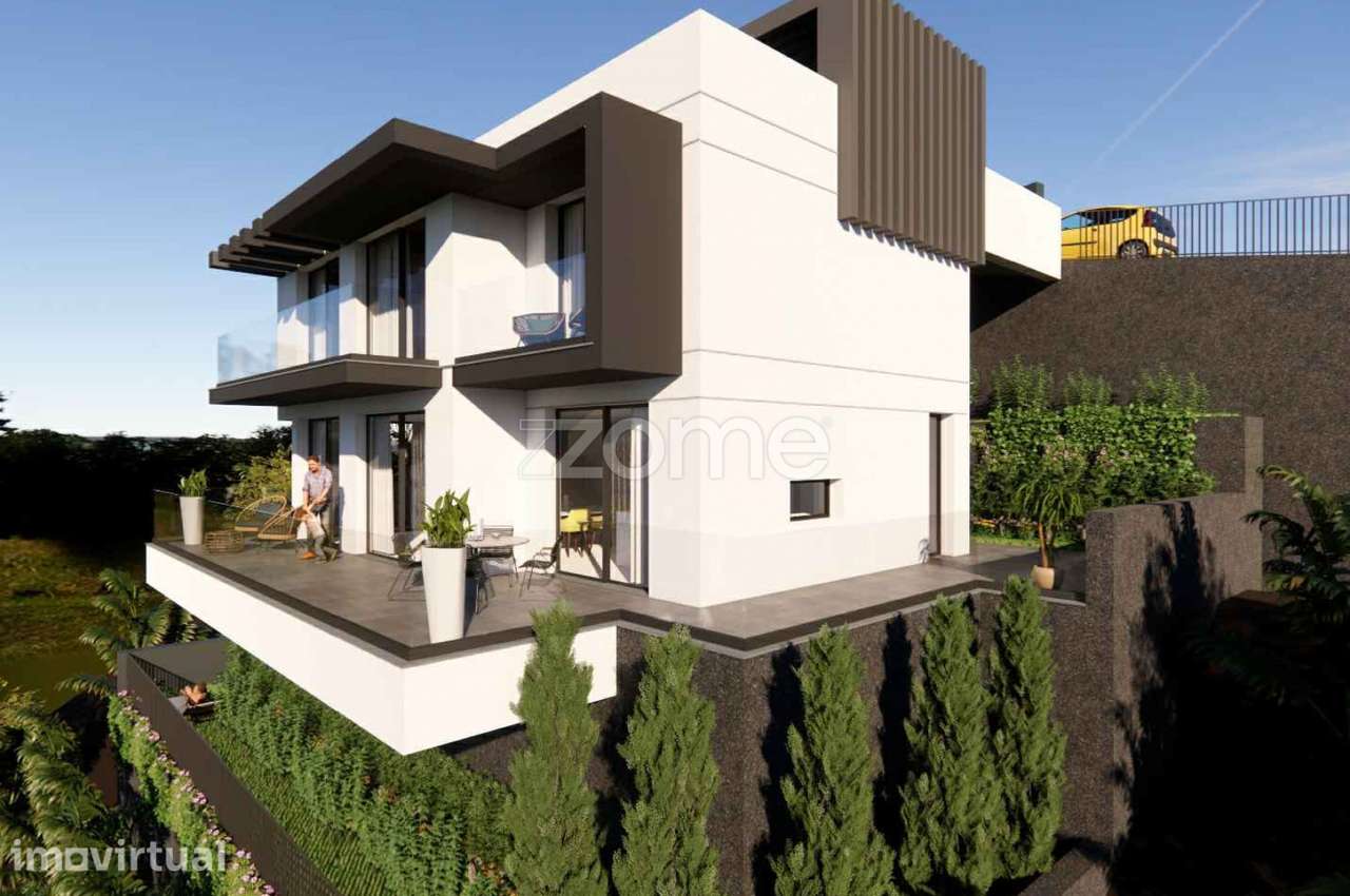 Terreno Campanário com Projeto aprovado para Moradia T3 – Vista Mar - Grande imagem: 2/27