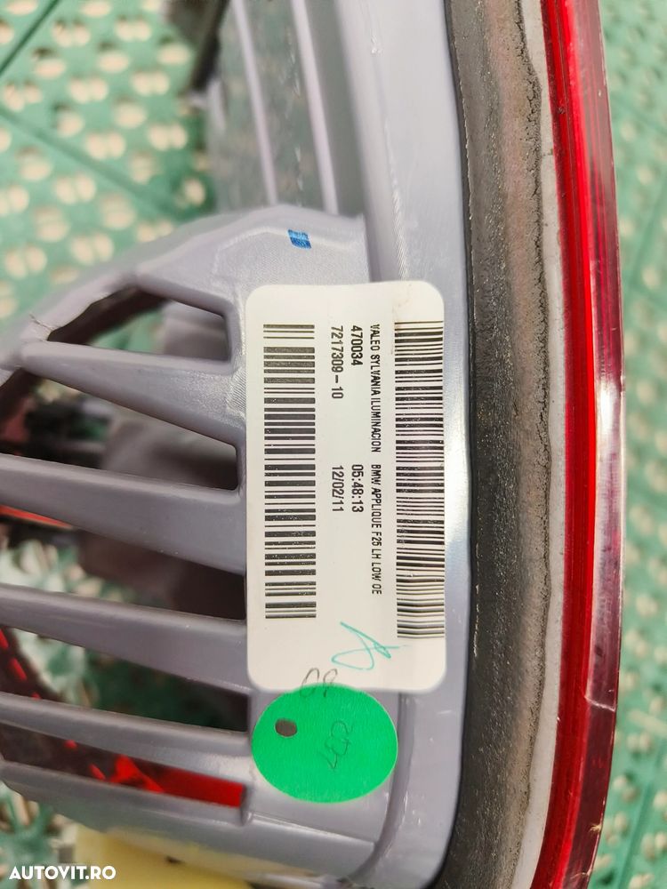 Stop haion BMW X3 F25 NFL , model fara led, masini cu faruri H7 Halogen - 6
