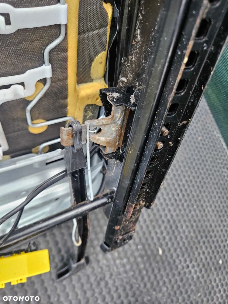 Fotel Kierowcy Siedzenie Welur Czarny Zagłówek BMW 3 E90 E91 2009r Lift LCI - 38