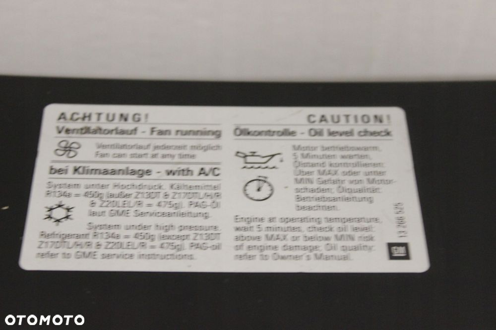 GRILL CHROM ATRAPA ZDERZAKA OPEL ZAFIRA B LIFT 08- - 5