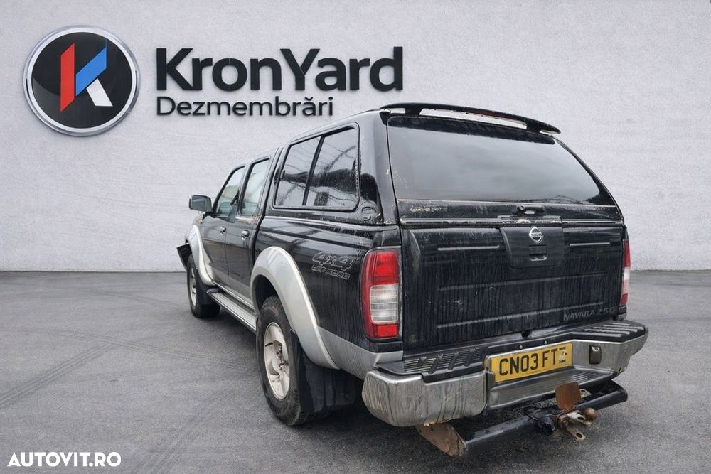 Geam stanga spate Nissan Navara D22 1998 - 2004 NEGRU (900) - 4