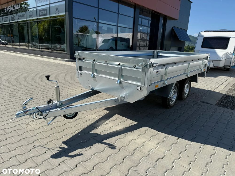 Zaslaw przyczepa platforma z kołami pod HL265T HL300T 2 osie 750kg - 3