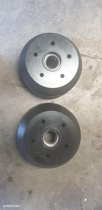 Tambur KNOTT punte 1500 kg diametru 200 mm, rulment compact - 1