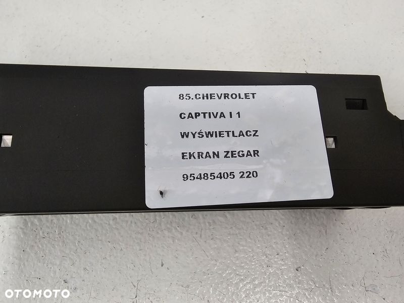 CHEVROLET CAPTIVA I 1 LIFT WYŚWIETLACZ EKRAN ZEGAR 95485405 - 6