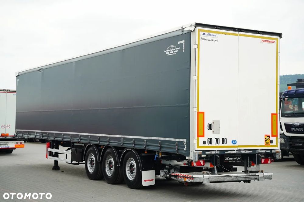Fruehauf / FIRANKA / STANDARD / WINDA 2 000 kg / MOCNA PODŁOGA SZYNA DESKA / OSIE SAF - 1