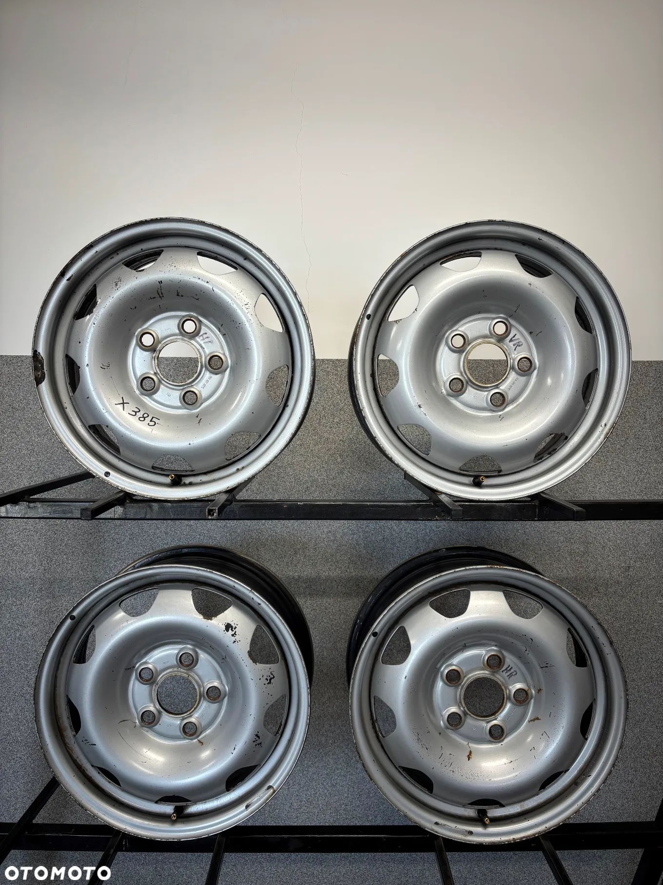 4 FELGI STAL. VW TRANSPORTER T5 , T6 , MULTIVAN , CARAVELLE  16'' 6,5J  ET51 - 1