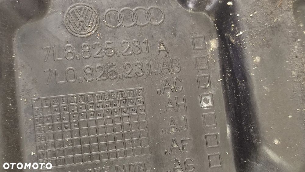 VW TOUAREG 7L AUDI Q7 4L 03-09R POKRYWA PODWOZIA OSŁONA DOLNA SKRZYNI BIEGOW ORYGINAL 7L0825231 AH 7L8825231 A - 3