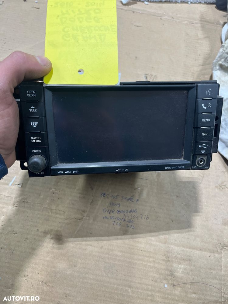 Navigatie jeep grand cherokee 2010-2014 - 2
