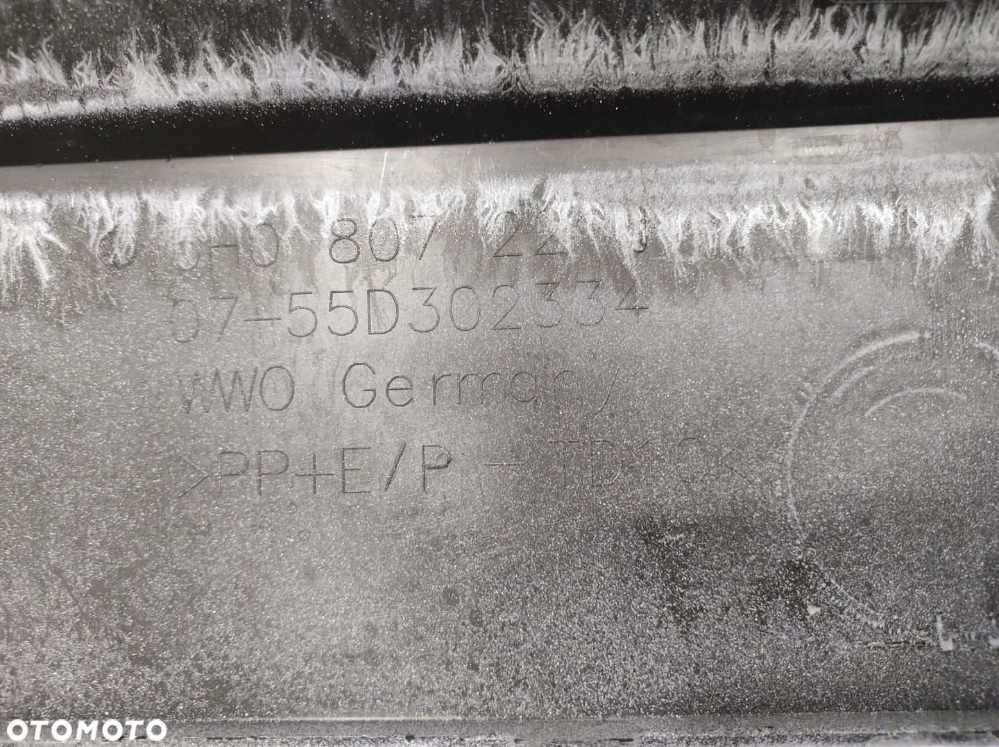 ZDERZAK PRZÓD PRZEDNI VW GOLF VIII 8 5H0807221J 5H0805915A PŁYTA KRATKI - 8