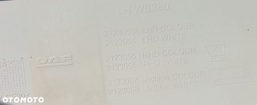 ZABUDOWA MIĘDZYOSIOWA ORYGINALNA SPOILER OWIEWKA PRAWA LEWA DAF XF LIFT 106  RH LH WB 380 - 9