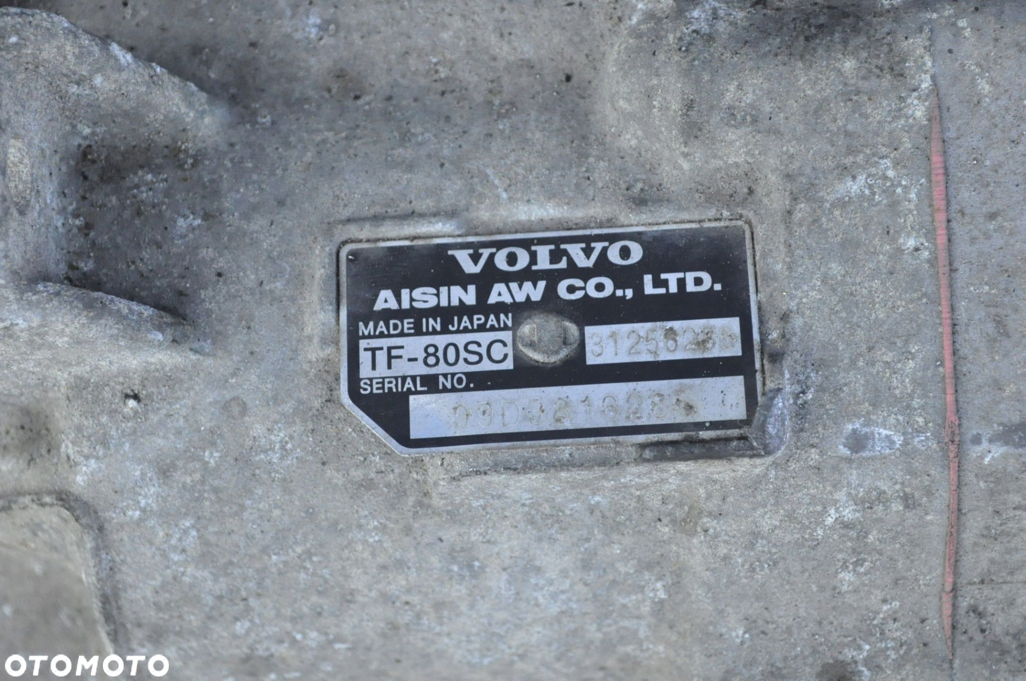 S80 II V70 2.4 D5 205KM SKRZYNIA TF-80SC 31256286 - 4