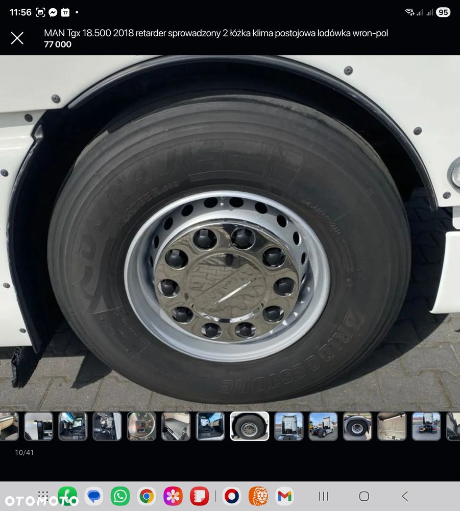 MAN Tgx 18.500 mały przebieg 2017 retarder sprowadzony 2 łóżka serwis lodówka wron-pol - 10