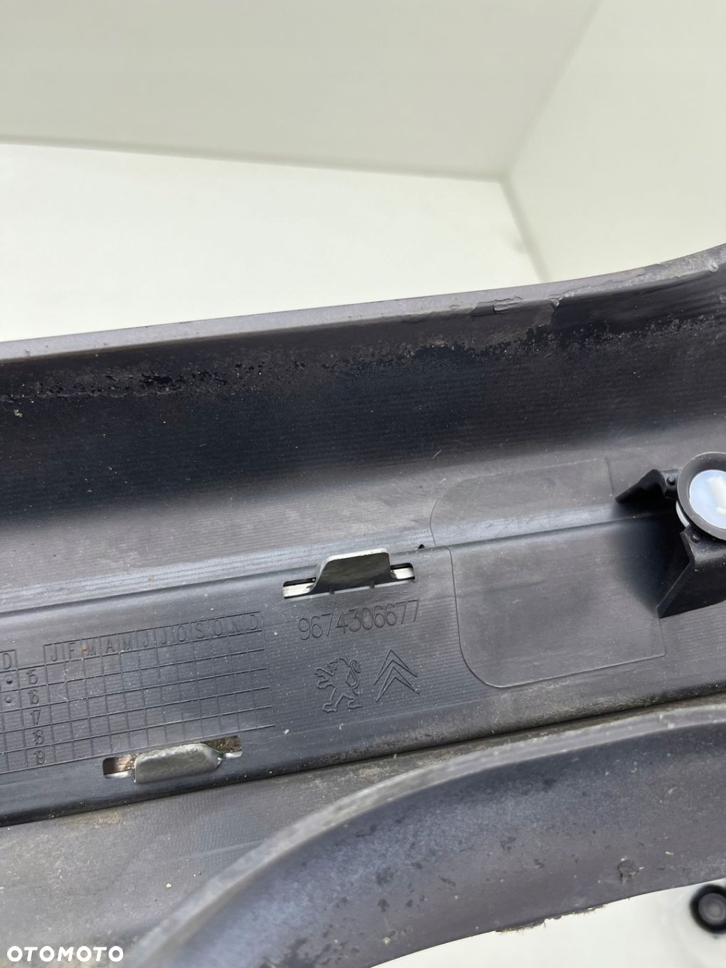 PEUGEOT 508 I NAKŁADKA LISTWA PROGOWA PRAWA 9674306677 - 11