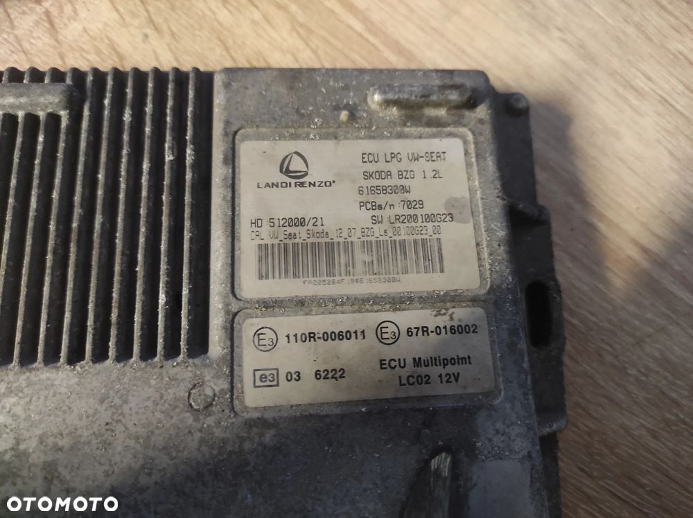 STEROWNIK GAZU LPG LANDI RENZO 1.2 BZG 61658300W SKODA FABIA 2 WYSYŁKA !!! - 2