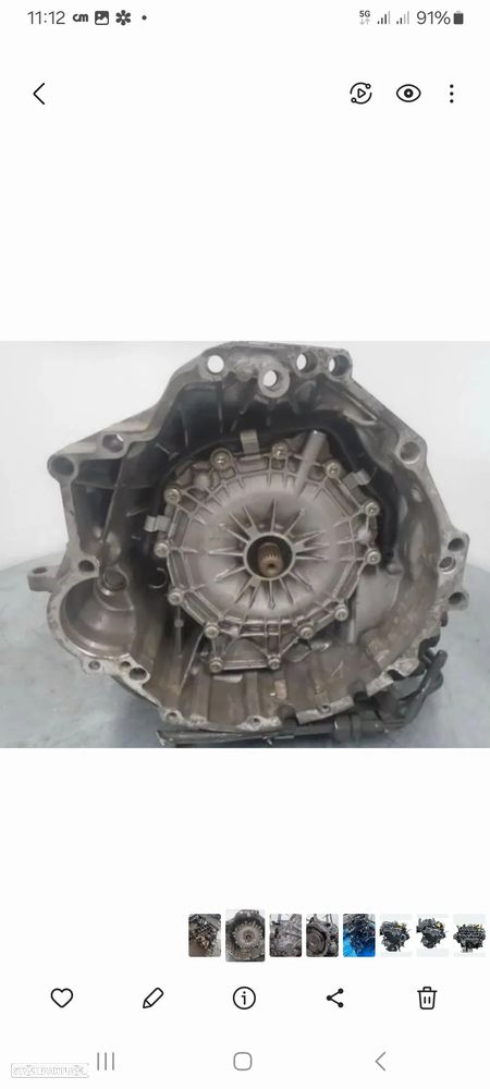 Caixa Velocidades Automática Multitronic Audi A4 A6 2.0Tdi Ref.KTD - 1