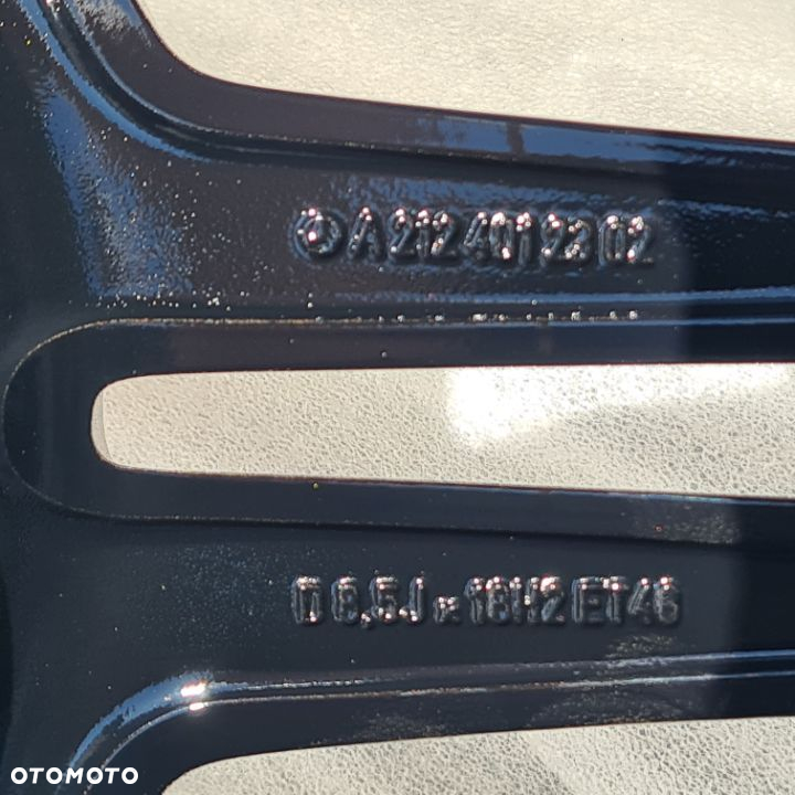 FELGA FELGI KOMPLET 18 AMG MERCEDES E W212 CLS W218 C W204 VITO W447 W639 2124012402 ORYG JAK NOWE - 9