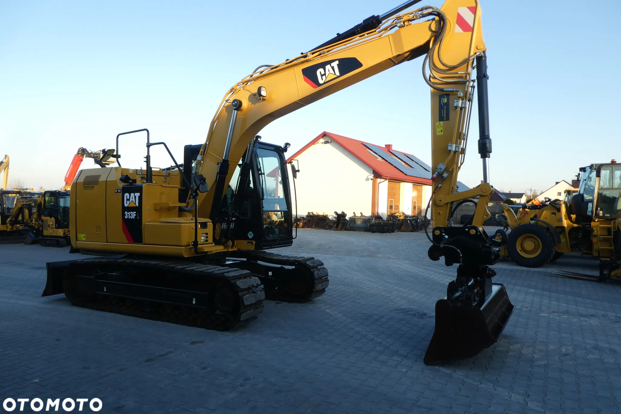 Caterpillar 313FL Z NIEMIEC Z PŁUGIEM - 6