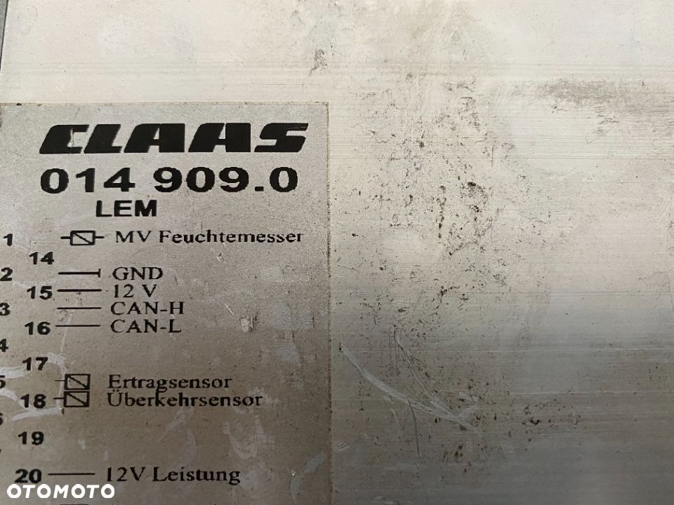 CLAAS LEM 014 909.0 do kombajnu CLAAS Lexion - 1