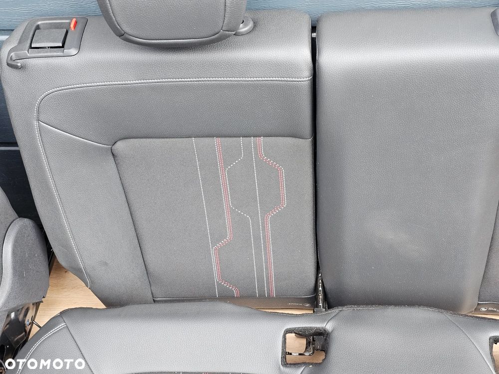 FOTELE PRZEDNIE KANAPA OPARCIE TYŁ BOCZKI PÓŁ SKÓRA OPEL CORSA D 3 DRZWI 3D EUROPA - 13