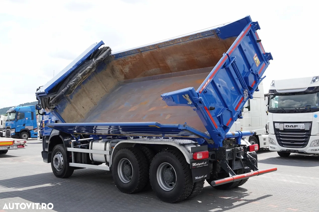 DAF CF 460 / 6x4 / BASCULANTE / HYDROBOARD / HYDROCLAP / EURO 6 / AN 2016 / PNEURI 100% / - 10