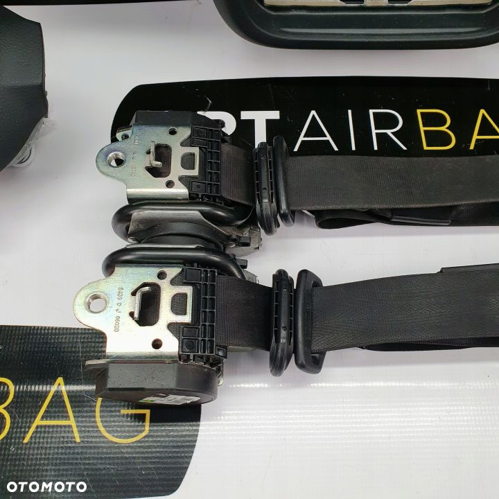 VW EOS DESKA ROZDZIELCZA KONSOLA KOKPIT PULPIT PODUSZKI AIRBAG AIR BAG PASY KIT SET - 5