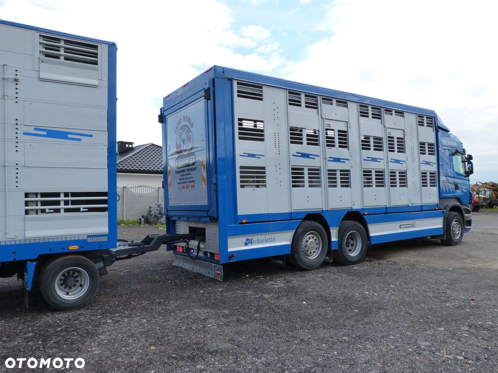 Scania R420 + PRZYCZEPA PEZZAIOLI / ZESTAW DO ŻYWCA, ZWIERZĄT, BYDŁA, TRZODY - 6