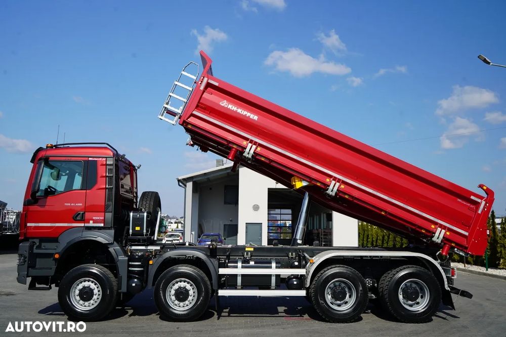 MAN TGS 41.480 / 8x8 / BASCULANĂ SPATE / MANUAL / NOU NOU / KH-KIPPER / - 3